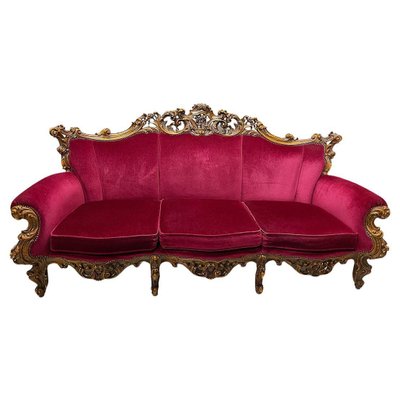 Italian Baroque 3-Seater Sofa, 1970s-UCH-1818960