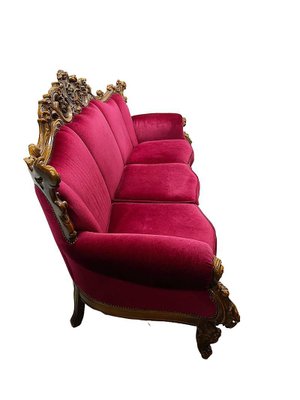 Italian Baroque 3-Seater Sofa, 1970s-UCH-1818960