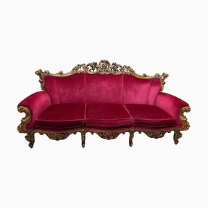 Italian Baroque 3-Seater Sofa, 1970s-UCH-1818960