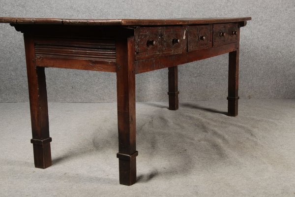 Italian Baroque Walnut Table-DXD-2023609