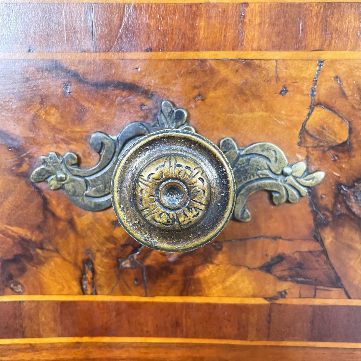 Italian Baroque Wood and Metal Chests of Drawers, 1730s