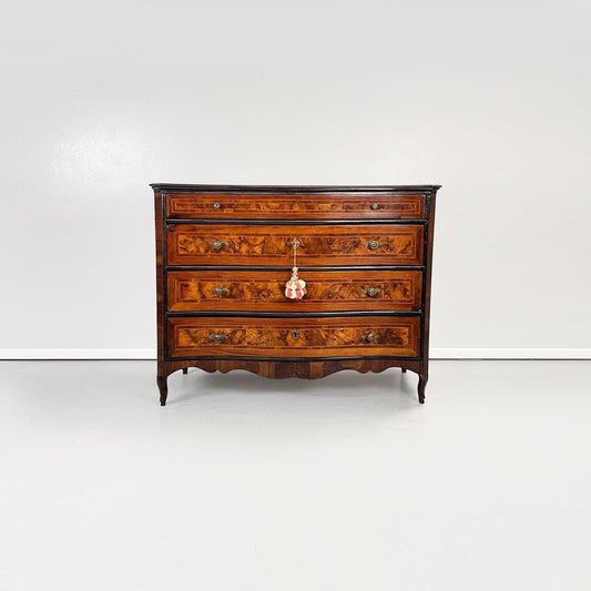 Italian Baroque Wood and Metal Chests of Drawers, 1730s