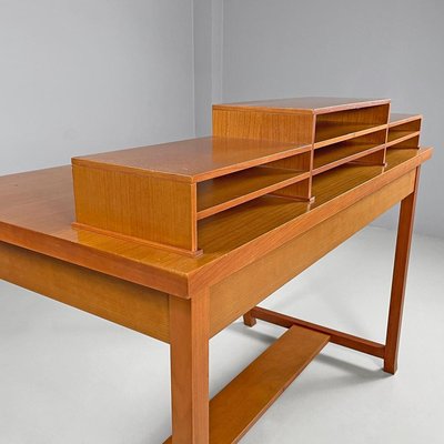 Italian Bauhaus Style Wood Desk by Frank Lloyd Wright for Cassina, 1996-GDD-2020934