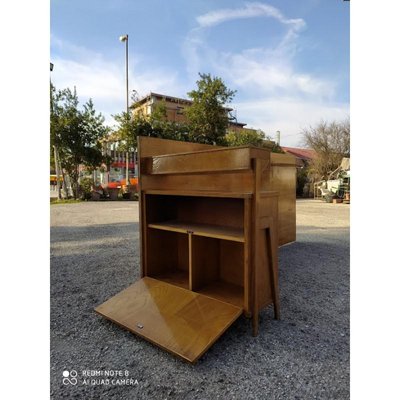 Italian Bed Cabinet and Side Wall, 1950s-RAQ-792376