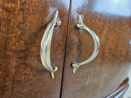 Italian Bedside Tables in Mahogany, 1950, Set of 2-ZUW-1768754