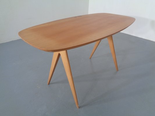 Italian Beech Side Table, 1960s-RDW-730429