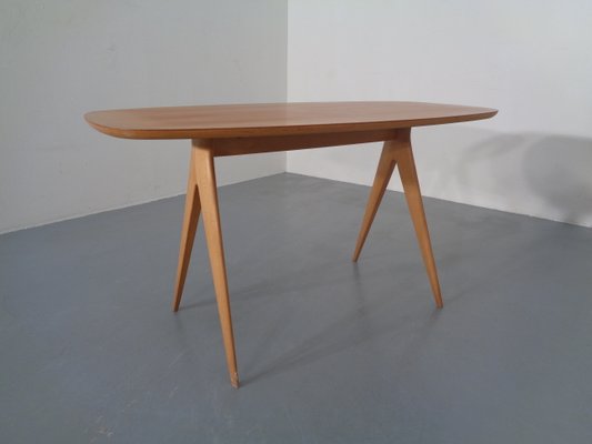 Italian Beech Side Table, 1960s-RDW-730429