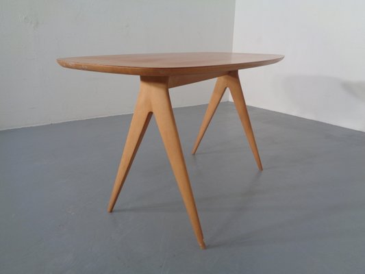 Italian Beech Side Table, 1960s-RDW-730429