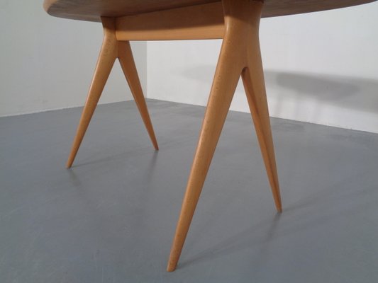 Italian Beech Side Table, 1960s-RDW-730429