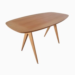 Italian Beech Side Table, 1960s-RDW-730429