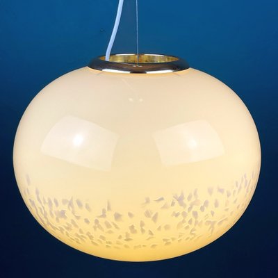 Italian Beige Murano Pendant Lamp from Vetri Murano, 1970s-WQC-1368386