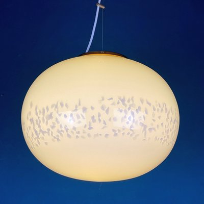 Italian Beige Murano Pendant Lamp from Vetri Murano, 1970s-WQC-1368386