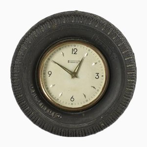 Italian Belted Advertising Clock from Pirelli, 1950s-RAQ-767533