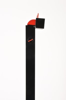 Italian Black Aluminum Zagar Floor Lamp by Silvio Carpani for Stilnovo, 1978-JDR-1125847