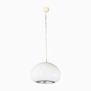 Italian Black and White Ceiling Light attributed to Fratelli Castiglioni for Flos, 1970s-GDD-1781071