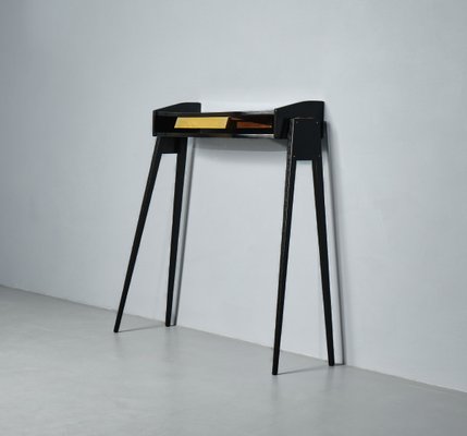 Italian Black Console Table, 1950s-KJ-2020654