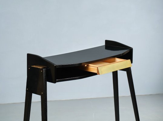 Italian Black Console Table, 1950s-KJ-2020654