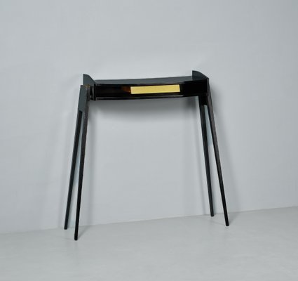 Italian Black Console Table, 1950s-KJ-2020654