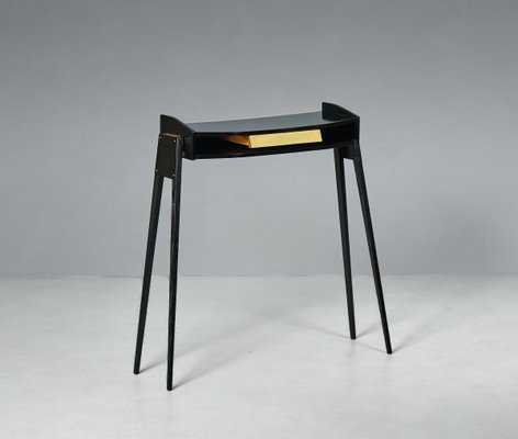 Italian Black Console Table, 1950s-KJ-2020654