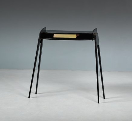 Italian Black Console Table, 1950s-KJ-2020654