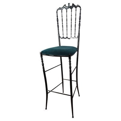 Italian Blackened Brass Chiavari Bar Stool or Chair by Philippe Starck-EUP-1168850