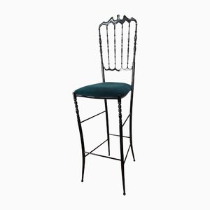 Italian Blackened Brass Chiavari Bar Stool or Chair by Philippe Starck-EUP-1168850