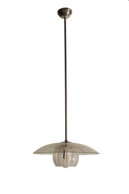 Italian Blown Glass Pendant Lamp from Stilnovo, 1950s-MTX-887877