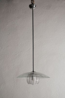 Italian Blown Glass Pendant Lamp from Stilnovo, 1950s-MTX-887877