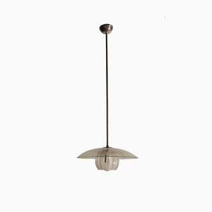 Italian Blown Glass Pendant Lamp from Stilnovo, 1950s-MTX-887877