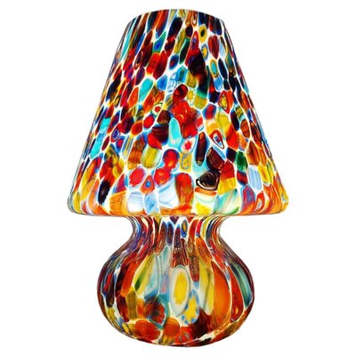 Italian Blown Murano Glass Table Lamp with Murrina Decoration-HWV-1123122