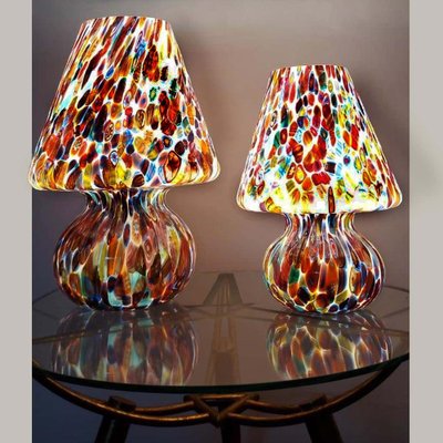 Italian Blown Murano Glass Table Lamp with Murrina Decoration-HWV-1123122