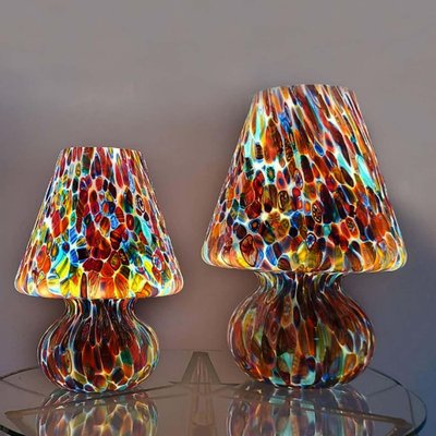 Italian Blown Murano Glass Table Lamp with Murrina Decoration-HWV-1123122