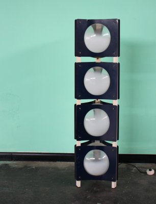 Italian Blue Floor Lamp, 1970s-HZ-1180298