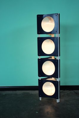 Italian Blue Floor Lamp, 1970s-HZ-1180298