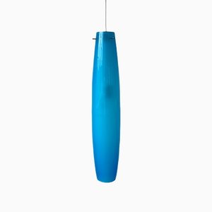 Italian Blue Pendants in Murano Glass by Alessandro Pianon for Vistosi, 1960s-HWV-1320503