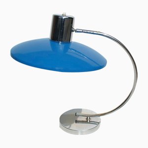 Italian Blue Table Lamp, 1960s-EI-646554