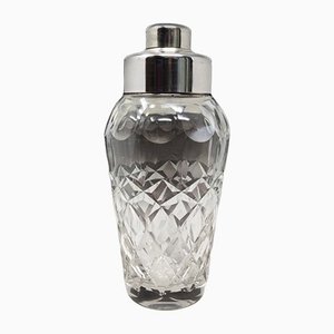 Italian Bohemian Cut Crystal Cocktail Shaker, 1950s-QGR-1156207