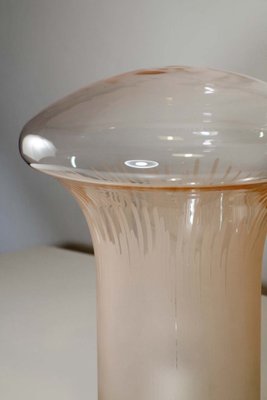 Italian Boletus / Mario Ticco Murano Glass Table Lamp from Venini, 1970s-KGD-2040542