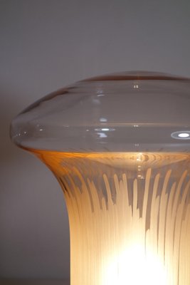 Italian Boletus / Mario Ticco Murano Glass Table Lamp from Venini, 1970s-KGD-2040542