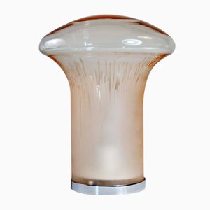 Italian Boletus / Mario Ticco Murano Glass Table Lamp from Venini, 1970s-KGD-2040542