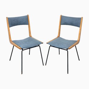 Italian Boomerang Chairs by Carlo De Carli, Italy, 1950s, Set of 2-FQG-1747129