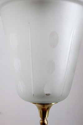 Italian Brass and Cut Glass Pendant Lamp, 1970s-VNE-966154