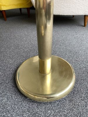 Italian Brass and Marble Side Tables. 1970s, Set of 2-FUE-831513