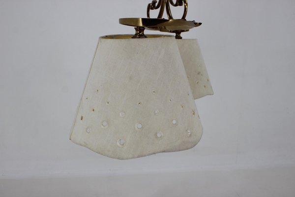 Italian Brass Ceiling Light, 1970s-TZ-1386441