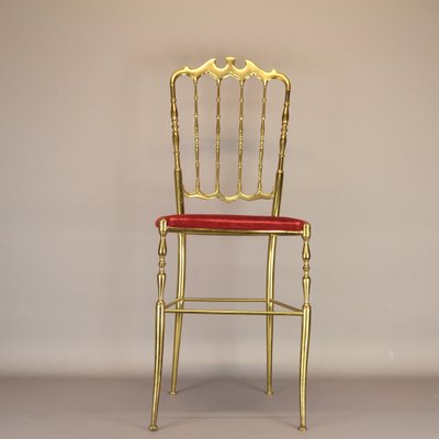 Italian Brass Chair Model Chiavari, 1950s-AOU-1719282