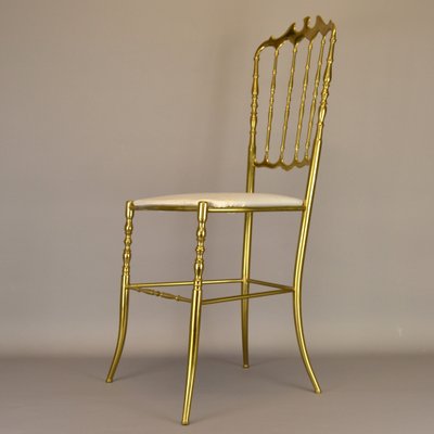 Italian Brass Chair Model Chiavari ,1950s-AOU-1719278