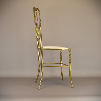 Italian Brass Chair Model Chiavari ,1950s-AOU-1719278