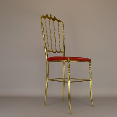 Italian Brass Chair Model Chiavari, 1950s-AOU-1719282