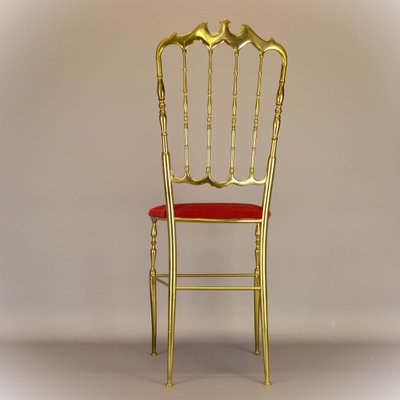 Italian Brass Chair Model Chiavari, 1950s-AOU-1719282