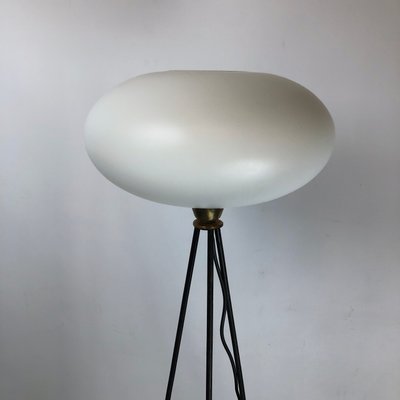 Italian Brass Floor Lamp from Stilnovo, 1950s-OT-859513